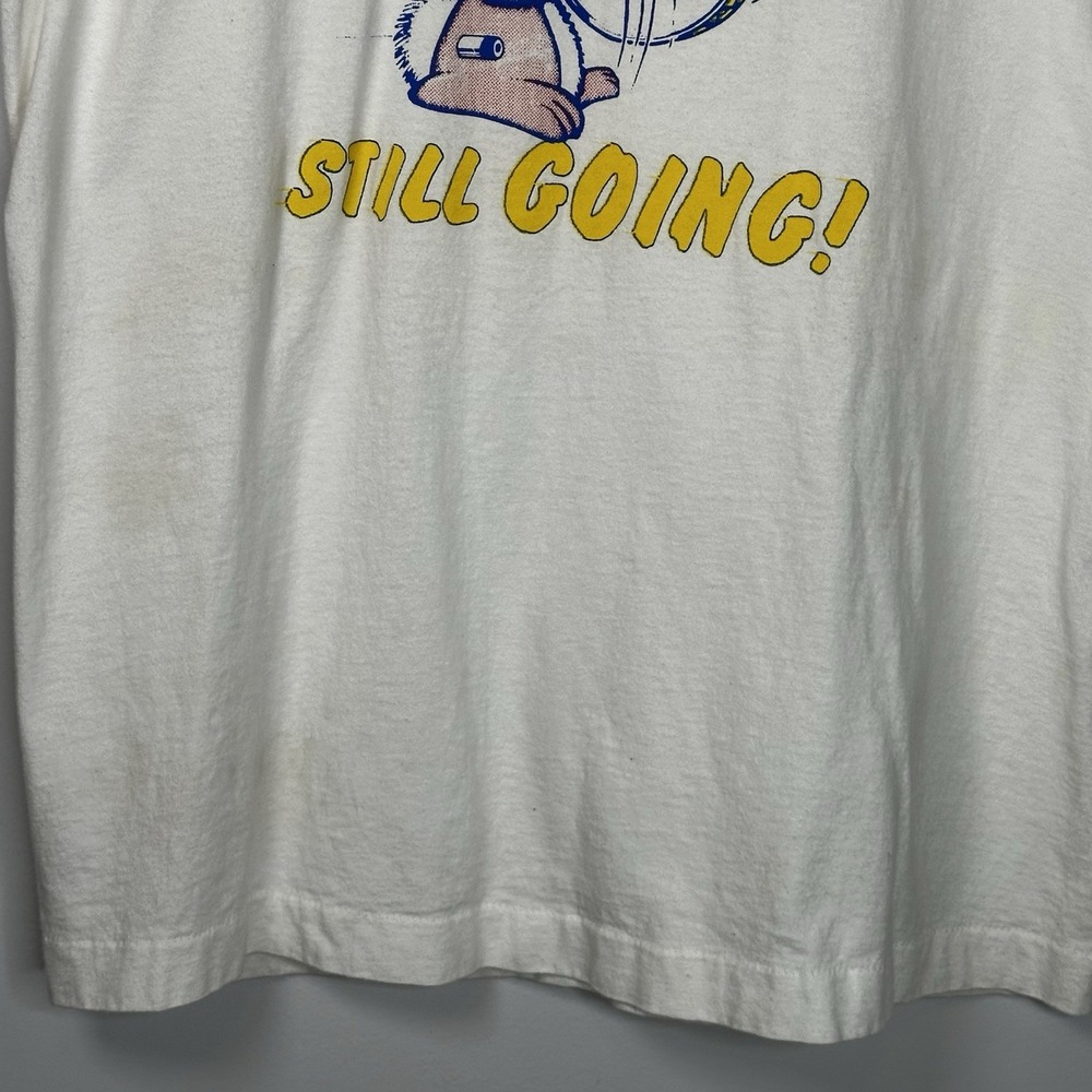 Atlanta Braves T Shirt Graphic Print Cotton White Size L Vtg 90s Y2K - Picture 4 of 9